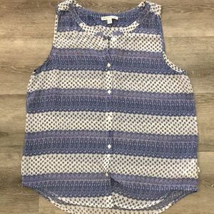 American Eagle Size Medium Paisley Tank Top